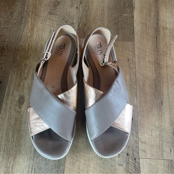 Stonefly Second Skin Metallic Sandals - Picture 2 of 8